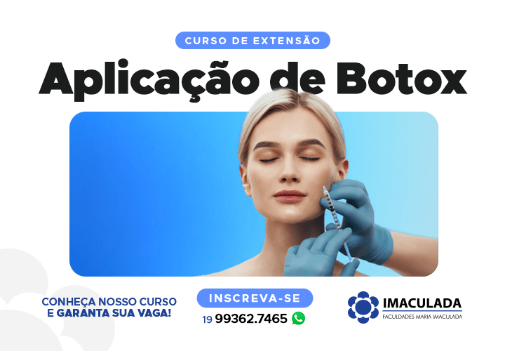 Faça sua inscrição para o curso: Aplicação de Botox!