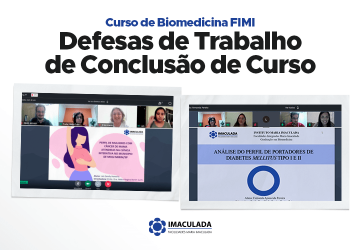 Curso de Biomedicina FIMI  - Defesas de Trabalho de Conclusão de Curso